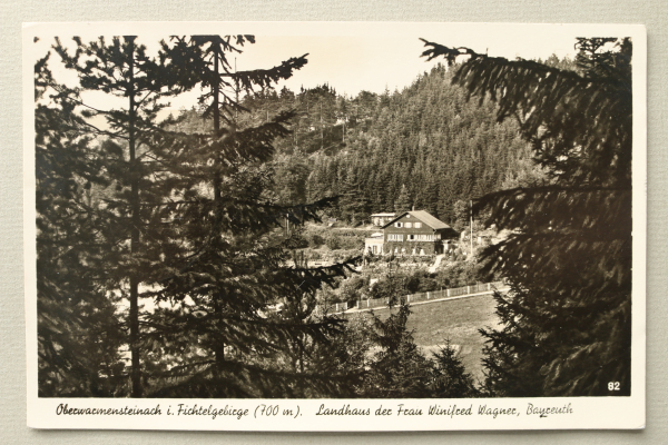 Postcard PC Oberwarmensteinach i Fichtelgebirge / 1941